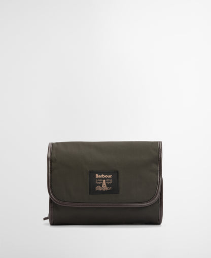 BARBOUR - Wax Hanging Washbag