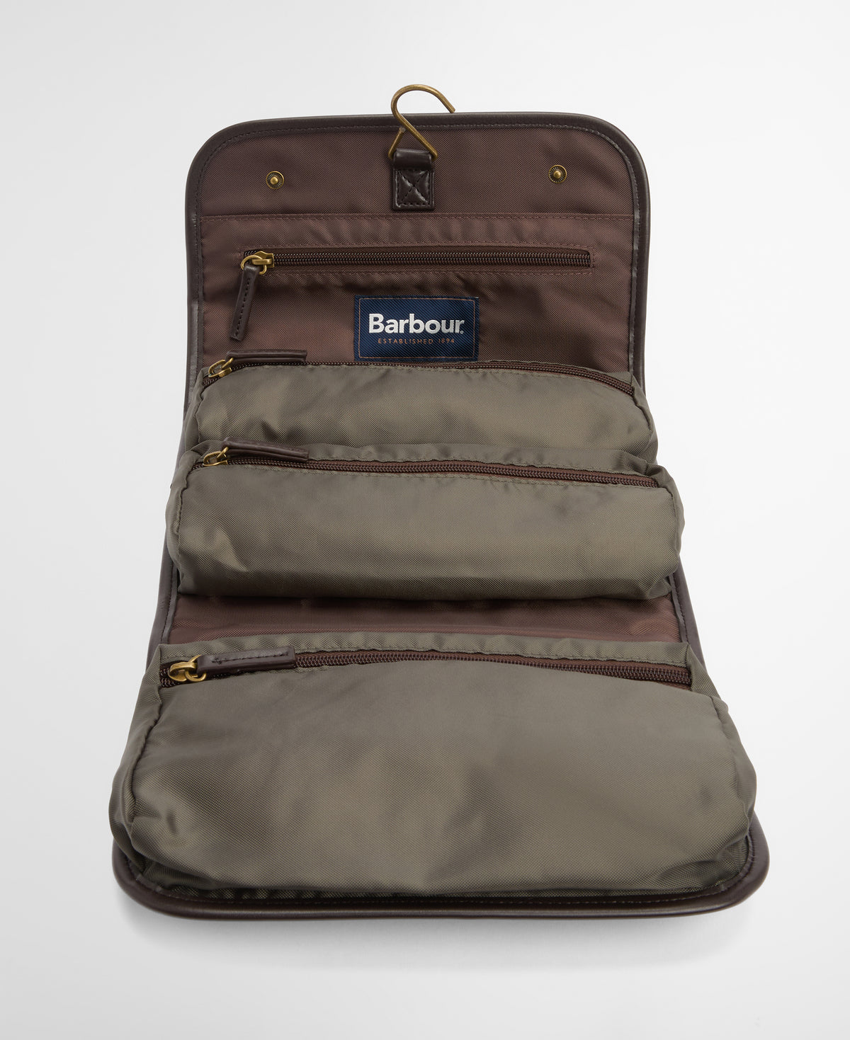 BARBOUR - Wax Hanging Washbag