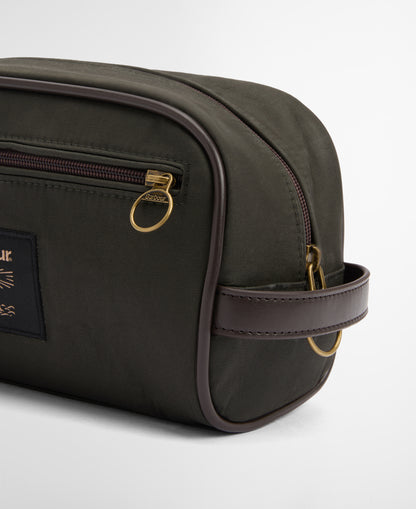 BARBOUR - Wax Washbag