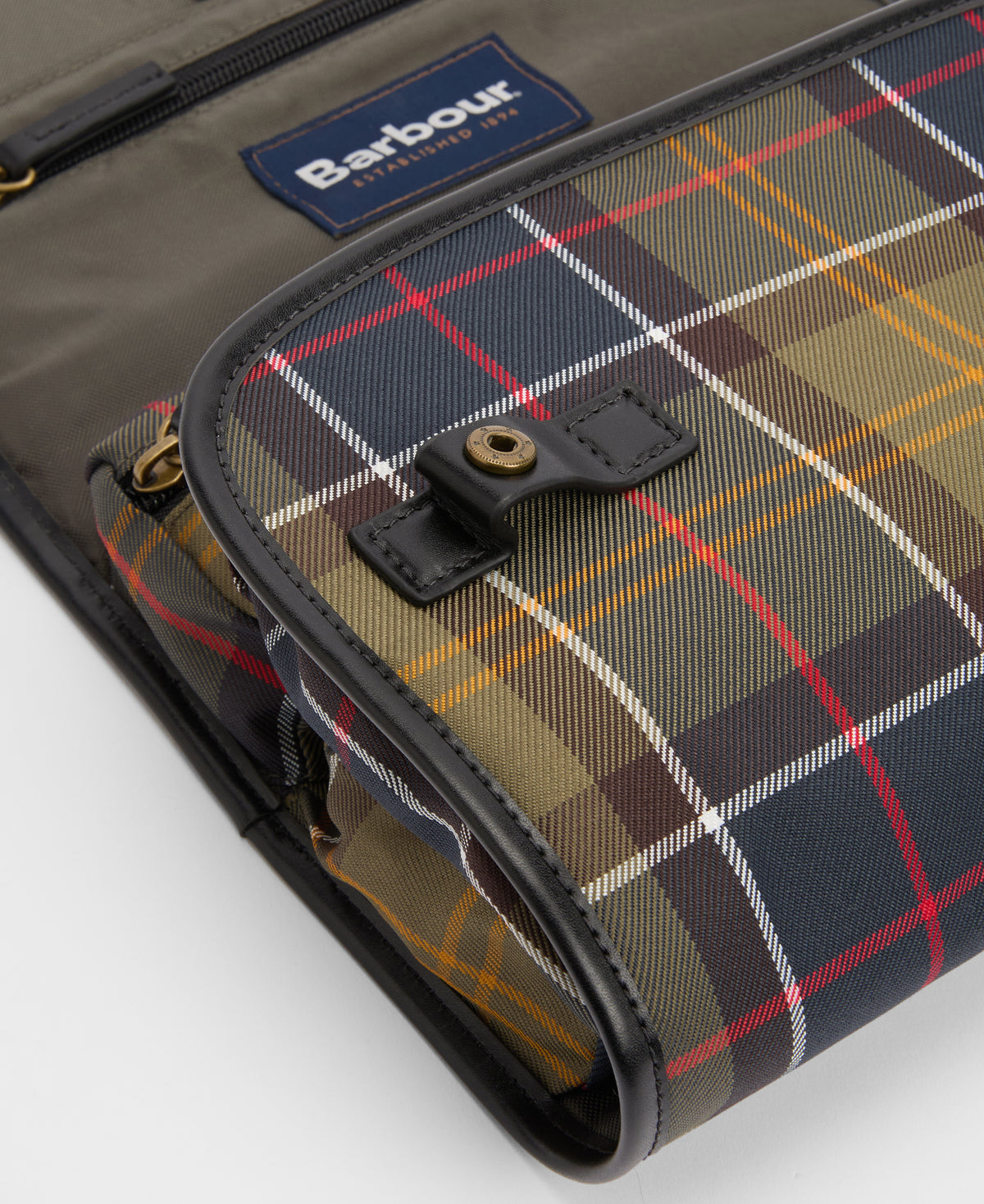 BARBOUR - Tartan Hanging Washbag
