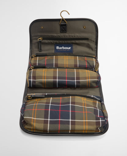 BARBOUR - Tartan Hanging Washbag