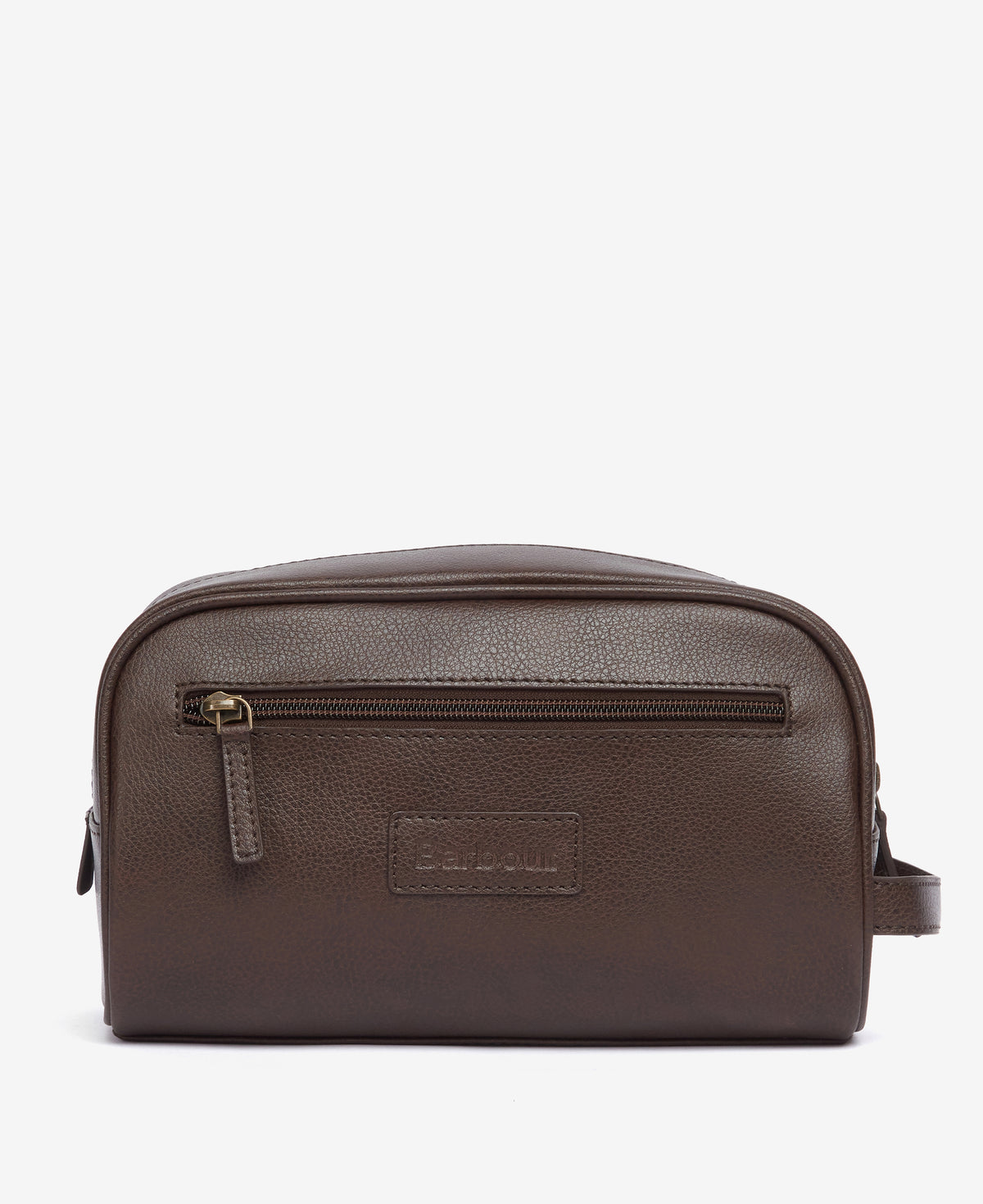 BARBOUR - Leather Washbag