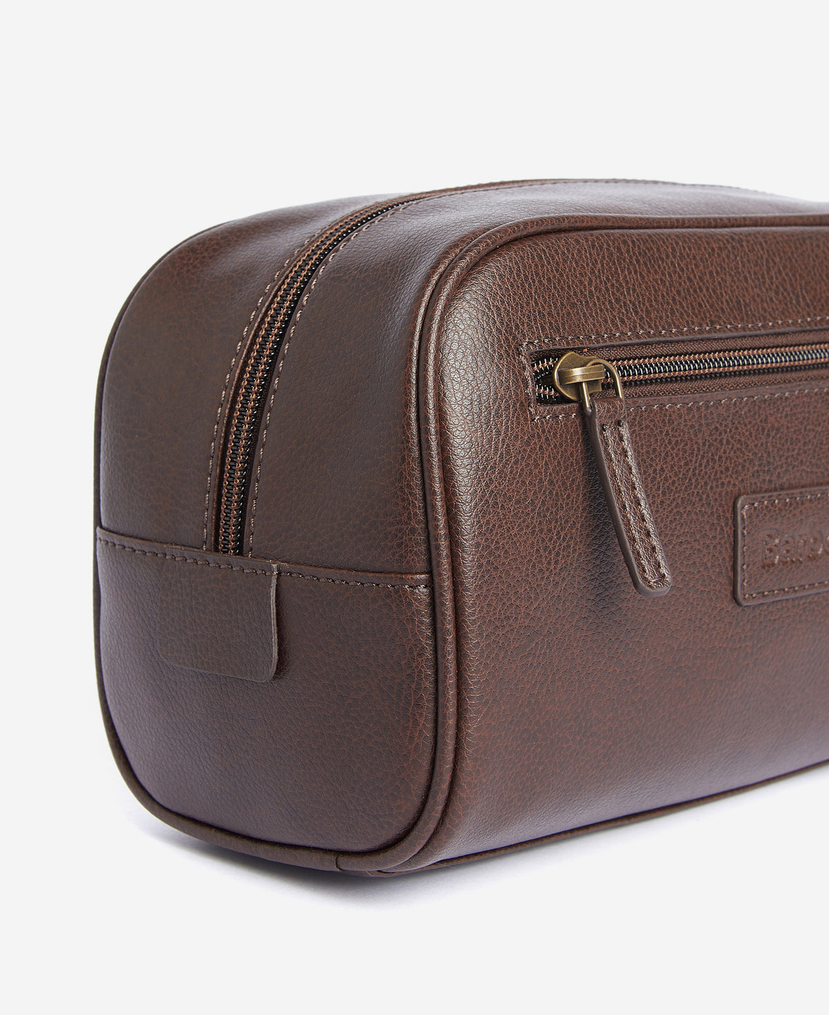BARBOUR - Leather Washbag