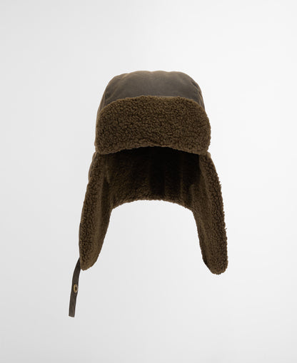 BARBOUR - Morar Wax Trapper Hat Olive