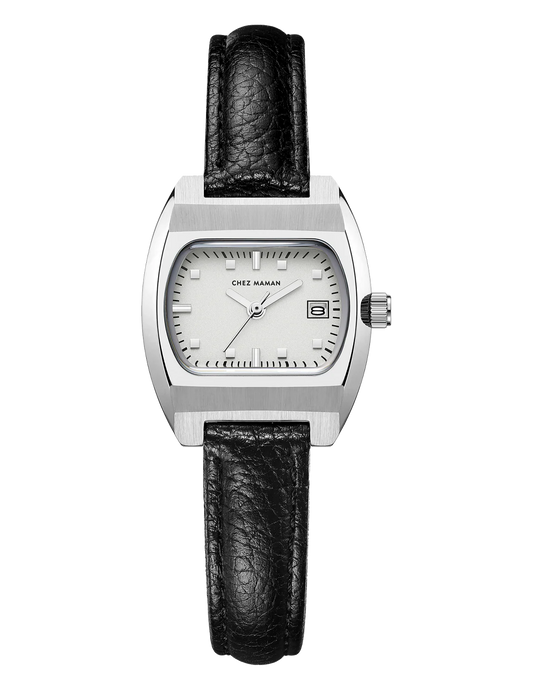 Montre Mini Magnum silver cream black