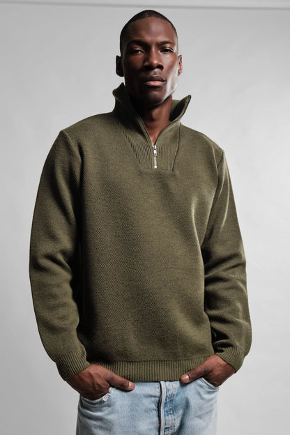Nitto Knitwear - Pull col camionneur Youri