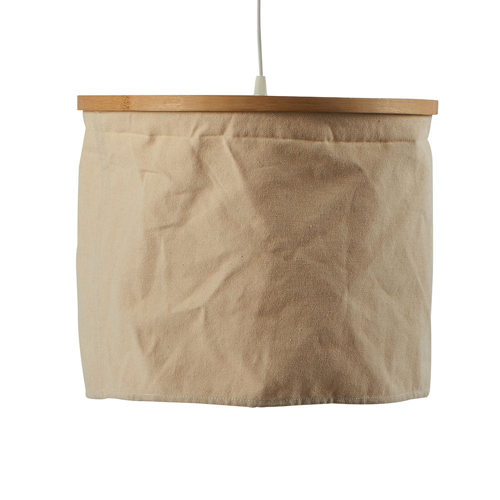 Suspension bambou et coton