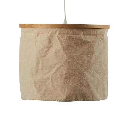Suspension bambou et coton