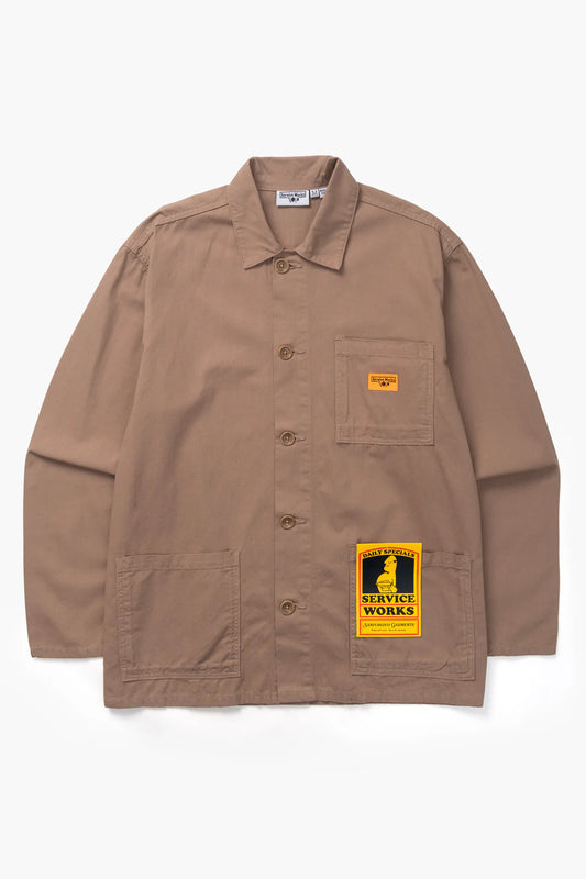 TWILL CHORE SHIRT - Mushroom