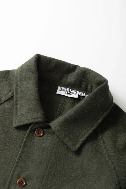 SERVICE WORKS - Flannel FOH Overshirt