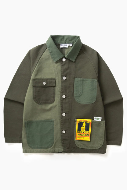 SERVICE WORKS - Patchwork Coverall 2.0 Green