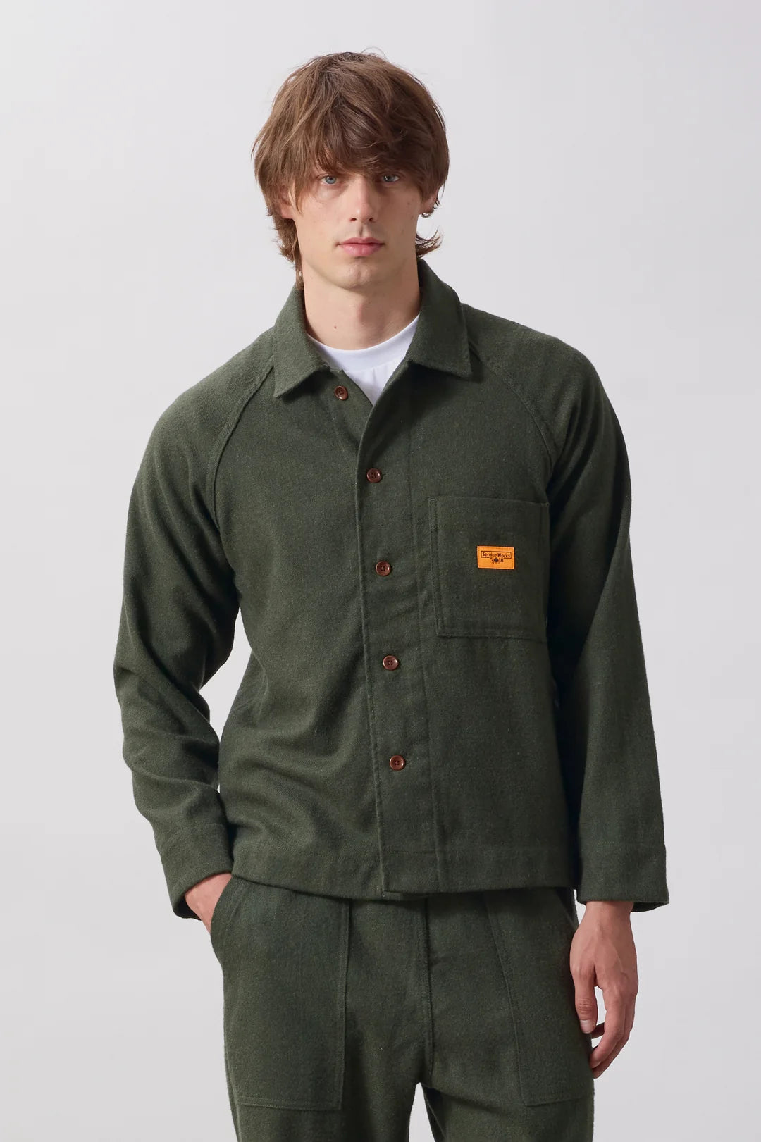 SERVICE WORKS - Flannel FOH Overshirt