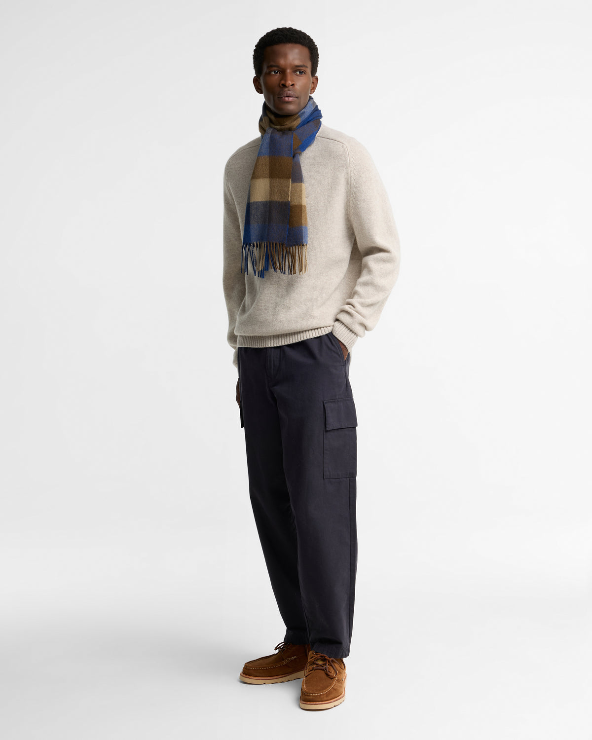 BARBOUR - Lambswool Tattersall Scarf