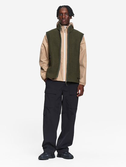 AIGLE - Veste sans manches en laine mélangée T-KIT® - Kaki