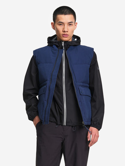 AIGLE - Blouson REPREVE® sans manche déperlant matelassé - Bleu