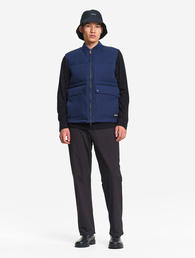 AIGLE - Blouson REPREVE® sans manche déperlant matelassé - Bleu