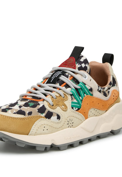 YAMANO 3 UNI SUEDE/NYLON CAMO ZUCCA - YELLOW - ORANGE