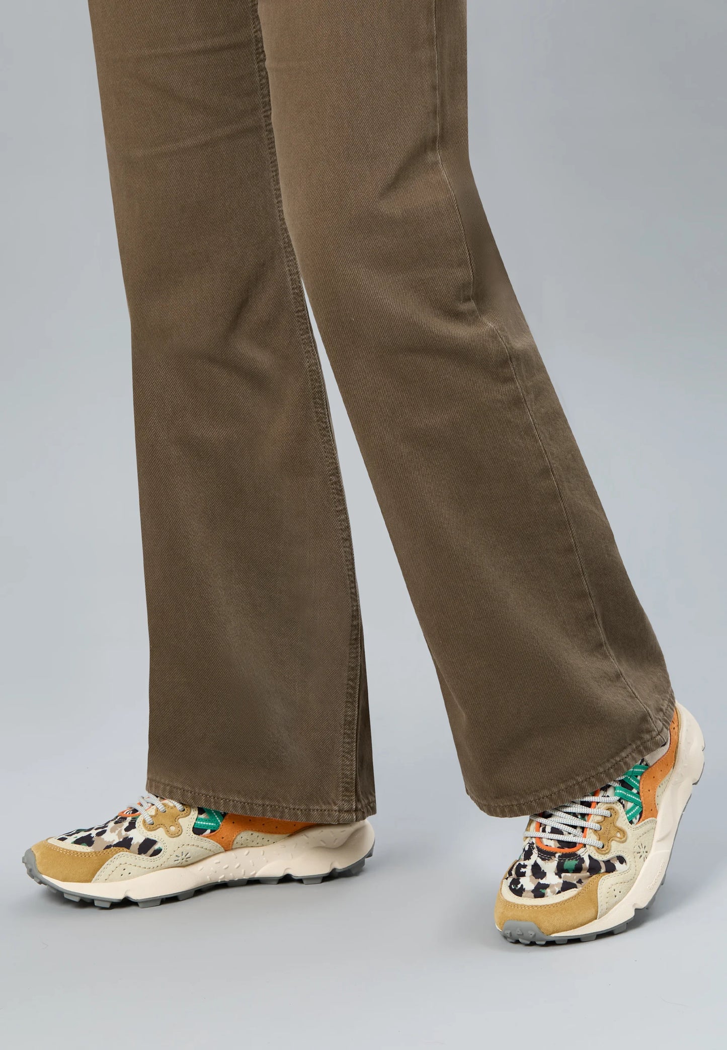 YAMANO 3 UNI SUEDE/NYLON CAMO ZUCCA - YELLOW - ORANGE