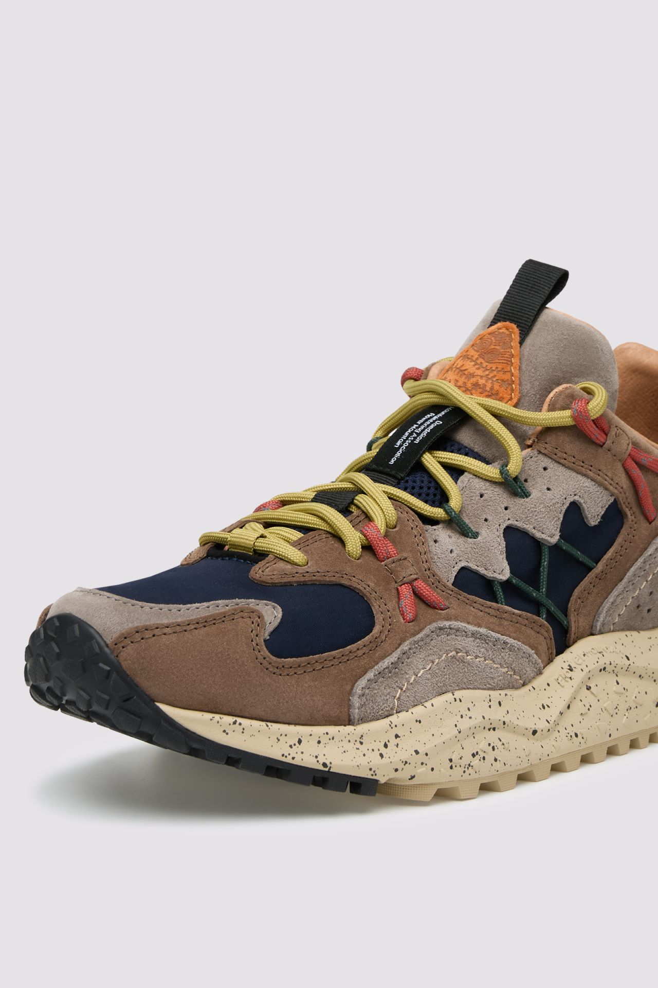 YAMABUSHI MAN SUEDE/NYLON BROWN - BLACK - MUD