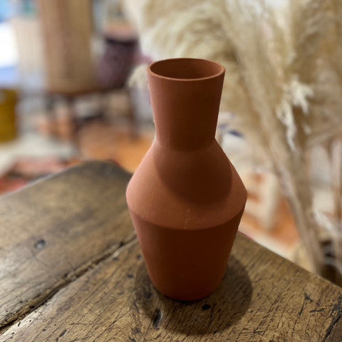 Terracota - vase bouteille terre cuite
