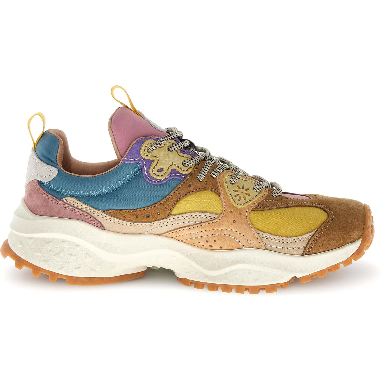 WAVE WOMAN SUEDE/NYLON BEIGE - LIGHT BEIGE - OLD PINK