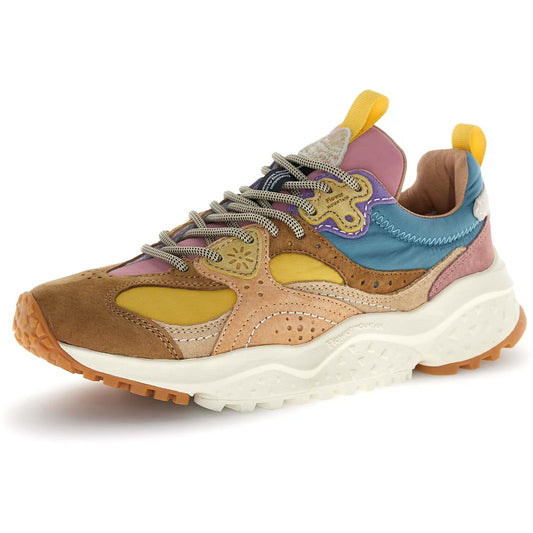 WAVE WOMAN SUEDE/NYLON BEIGE - LIGHT BEIGE - OLD PINK
