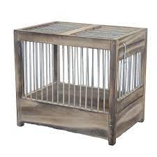 Cage à oiseaux en bois