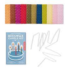 Maison Bonheur Kikkerland - Multicolor Beeswax Candle Kit